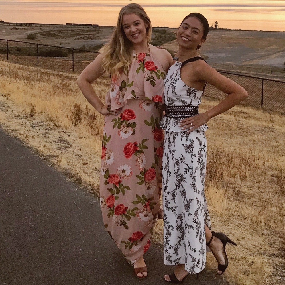 Show Me Your Mumu Ruffle Maxi Dress